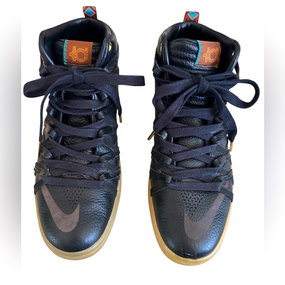 Nike KD VII Lifestyle black leather Size 9